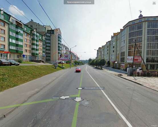 Фото рекламной плоскости по адресу Героїв Майдану,55