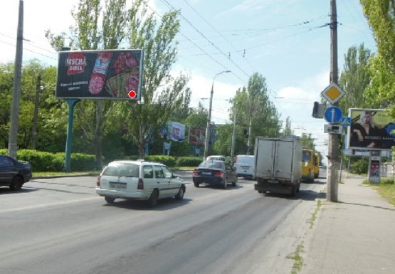 Фото рекламной плоскости по адресу Николаевское шоссе - Казацкий пер.