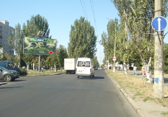 Фото рекламной плоскости по адресу Центральный пр.,21 (напротив) - Шоссейная ул.
