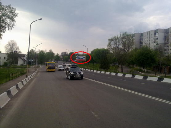 Фото рекламной плоскости по адресу Стрийська, (сторона А)