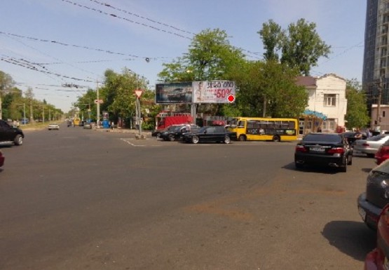 Фото рекламной плоскости по адресу 5-я ст.Б. Фонтана - Черняховского ул.,2