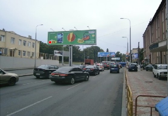 Фото рекламної площини за адресою Балковская ул. - Мельницкая, 24а ул.