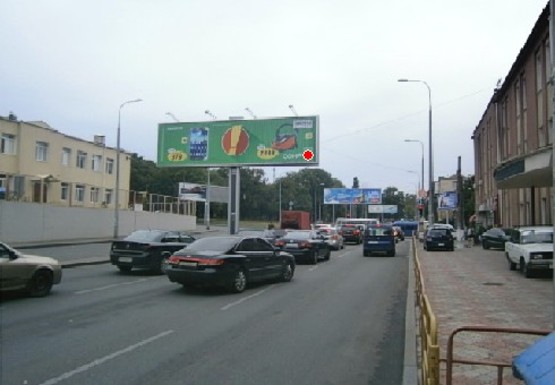 Фото рекламної площини за адресою Балковская ул. - Мельницкая, 24а ул.