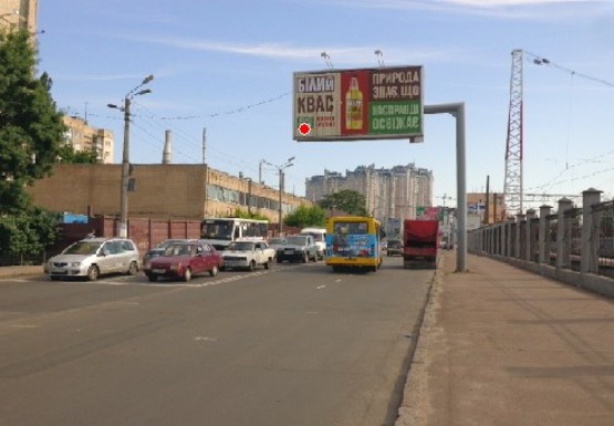 Фото рекламной плоскости по адресу Среднефонтанская ул. - Пироговская ул.