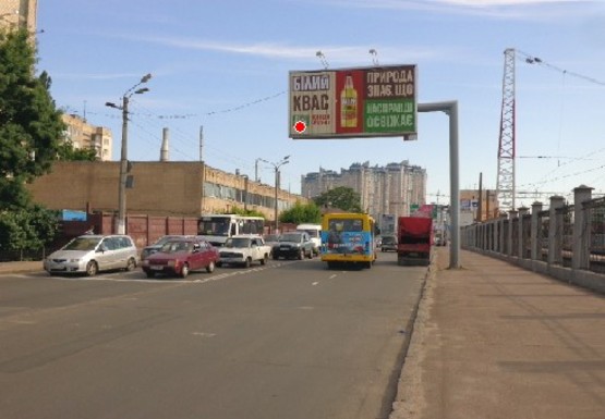 Фото рекламной плоскости по адресу Среднефонтанская ул. - Пироговская ул.