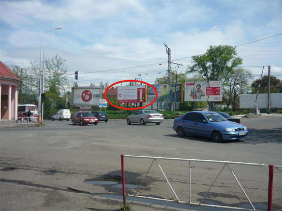 Фото рекламной плоскости по адресу Вул Мукачівська - Станційна-Українська  лівий