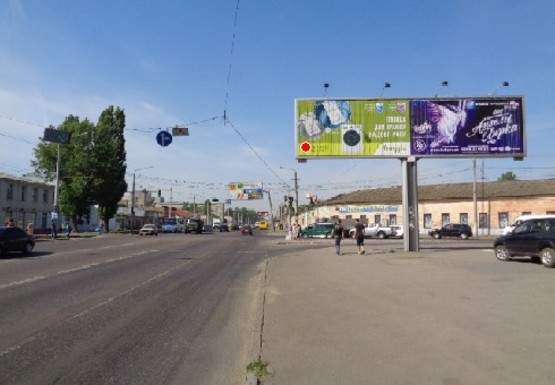 Фото рекламной плоскости по адресу Николаевская дорога, 225А - Лиманна ул.