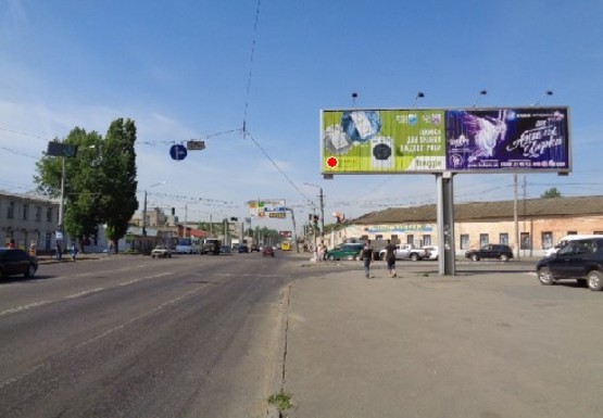 Фото рекламной плоскости по адресу Николаевская дорога, 225А - Лиманна ул.