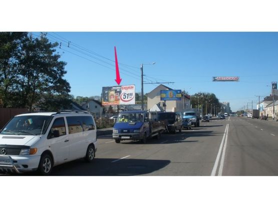 Фото рекламної площини за адресою пр.Независимости 10 (заправка WOG, комплекс ДОДО, м-т Метро)