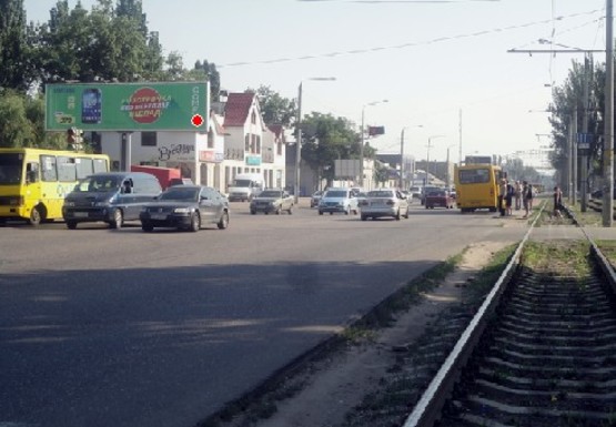 Фото рекламной плоскости по адресу Николаевская дорога, 225А - Лиманна ул.