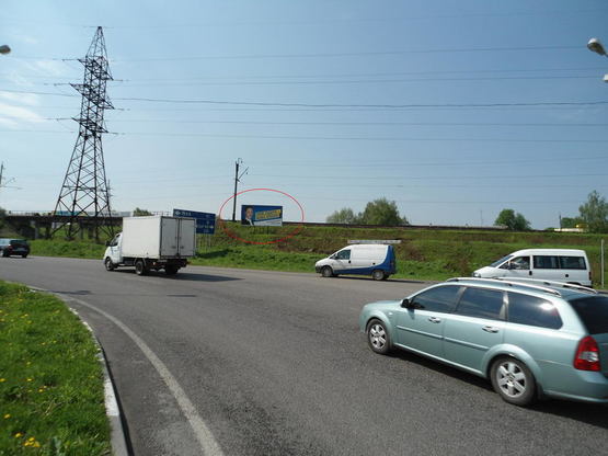 Фото рекламной плоскости по адресу Виїзд з міста (Заправка ОККО)
