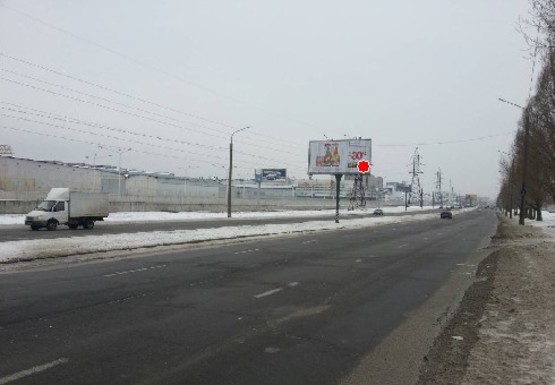 Фото рекламної площини за адресою Набережная магистраль, газовая заправка