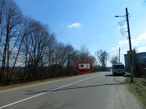 Фото рекламной плоскости по адресу в"їзд в місто