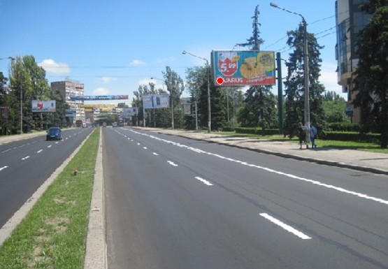 Фото рекламной плоскости по адресу Соборный пр. (3) (движение к вокзалу)