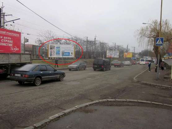 Фото рекламной плоскости по адресу Вул Гагаріна ( переїзд) м.3 ст. Б