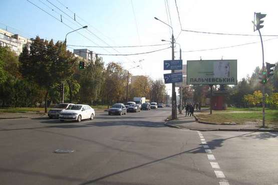 Фото рекламной плоскости по адресу Вишгородська вул. - Западинська вул.