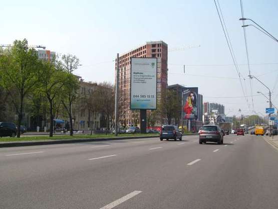 Фото рекламной плоскости по адресу Перемоги просп., 63 (в направл. Житомиру)