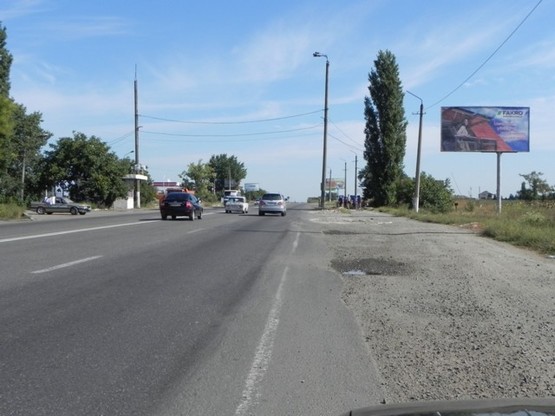 Фото рекламной плоскости по адресу Одесса - Николаев 21+570 А