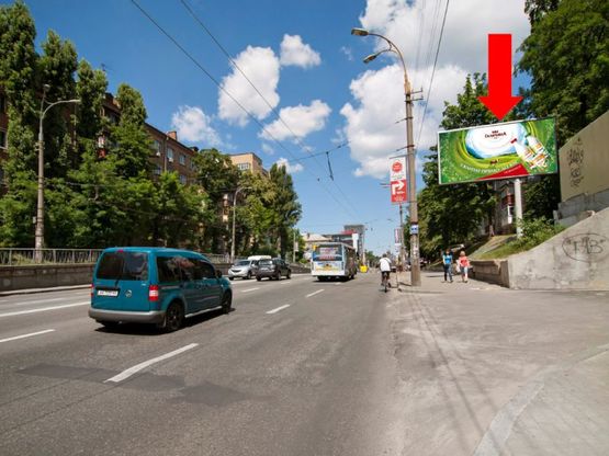 Фото рекламної площини за адресою Гетьмана ул., 25, возле ТРЦ "Мармелад", в сторону ст. м. "Шулявская"