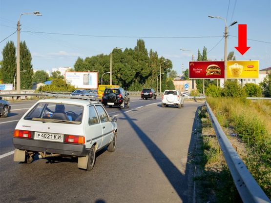 Фото рекламной плоскости по адресу Новоконстантиновская ул., в сторону Подола, съезд на Бандеры пр. (бывш. Московский пр.)