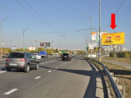 Фото рекламной плоскости по адресу Ватутина пр., Московский мост, справа, в сторону левого берега
