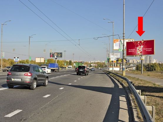 Фото рекламной плоскости по адресу Ватутина пр., Московский мост, справа, в сторону левого берега