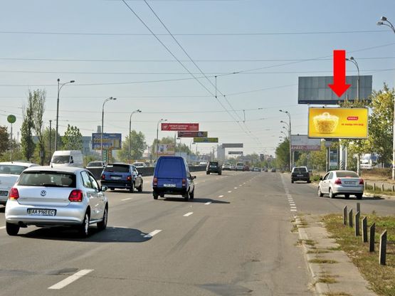 Фото рекламной плоскости по адресу Ватутина пр., 50м. до АЗС в сторону р-н Петровка