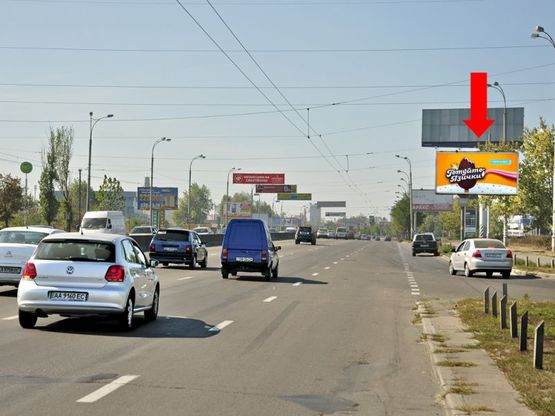 Фото рекламной плоскости по адресу Ватутина пр., 50м. до АЗС в сторону р-н Петровка