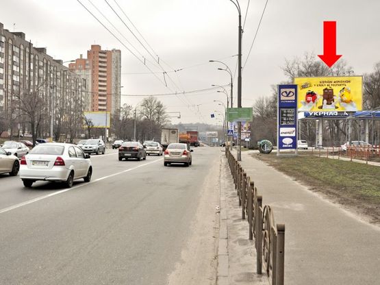 Фото рекламной плоскости по адресу Лобановского пр. (бывш. Краснозвездный пр.), 115, в сторону Севастопольская пл.