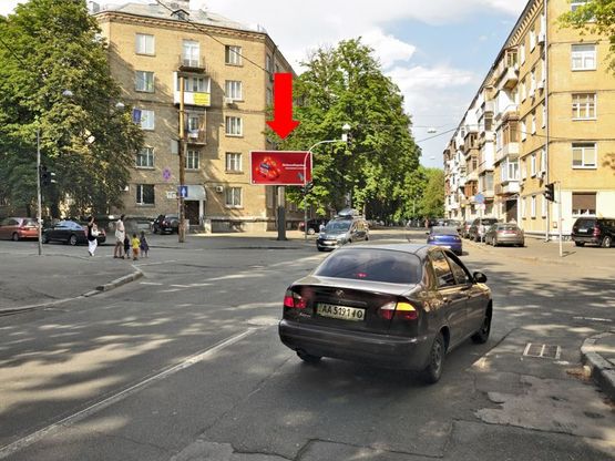 Фото рекламної площини за адресою Цитадельная ул., 4/7 в сторону Лаврская ул.