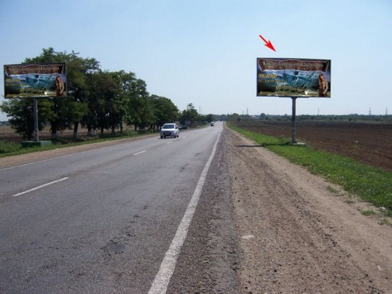 Фото рекламної площини за адресою Одесса - Кучурган 12+670 А поле