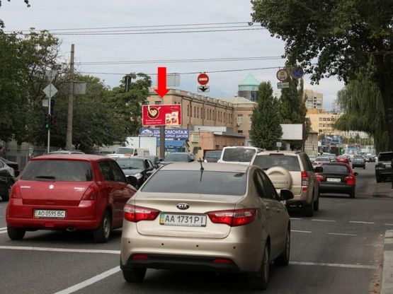 Фото рекламної площини за адресою Малевича ул. (бывш. Боженко ул.), 22 в сторону Саксаганского ул.