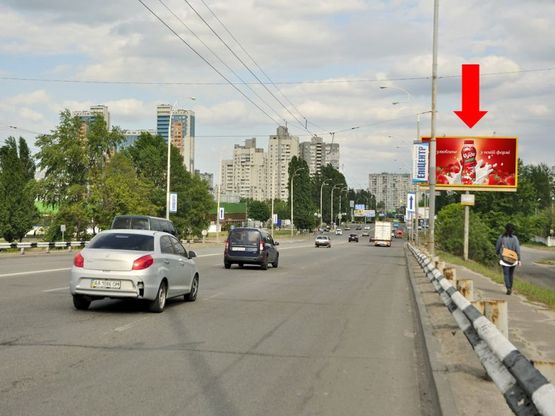 Фото рекламной плоскости по адресу Полярная ул., в сторону Богатырской ул., супермаркета "Эпицентр"