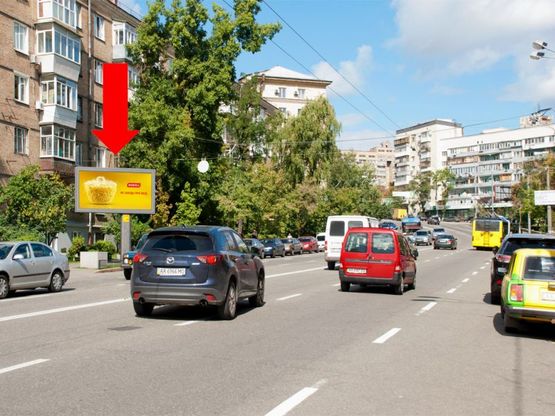 Фото рекламної площини за адресою Бойчука ул. (бывш. Киквидзе ул.), 4Б, в сторону Украинки бул.