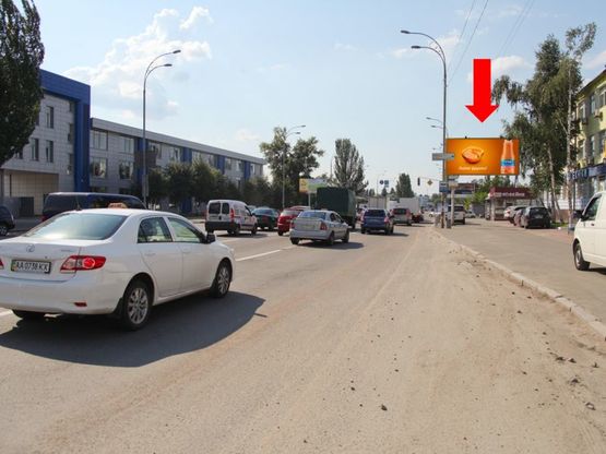 Фото рекламной плоскости по адресу Новоконстантиновская ул., 2-А, в сторону Бандеры пр. (бывш. Московский пр.)