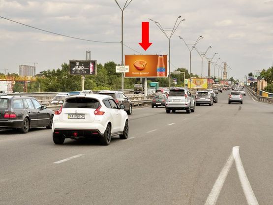 Фото рекламной плоскости по адресу мост Южный, разделитель, из центра