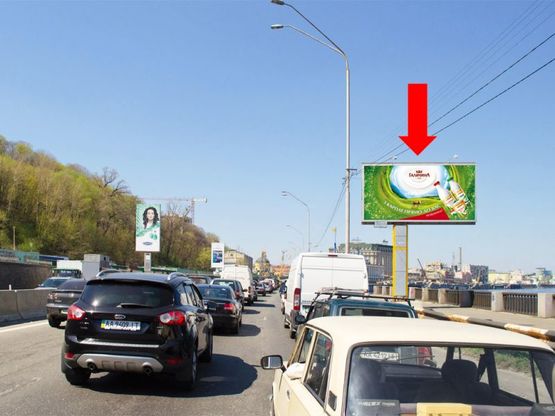 Фото рекламної площини за адресою Набережное шоссе, 8, напротив, в сторону Почтовой пл. (300м до Речного вокзала)