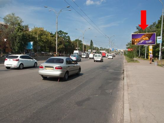 Фото рекламной плоскости по адресу Телиги ул., 80м. от Дорогожицкая ул. в сторону ст. м. "Дорогожичи"