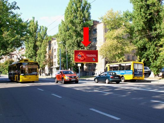 Фото рекламної площини за адресою Бойчука ул. (бывш. Киквидзе ул.), 33, в сторону Украинки бул.