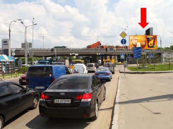 Фото рекламной плоскости по адресу Науки пр., выезд на Столичное шоссе, 56/ 66