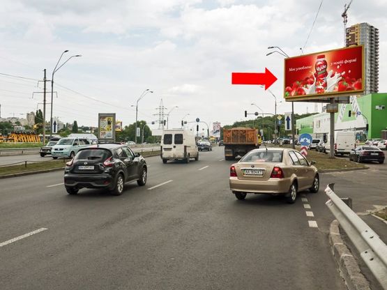 Фото рекламной плоскости по адресу Саперно-Слободская ул., возле супермаркета "Leroy Merlin", в сторону мост Южный