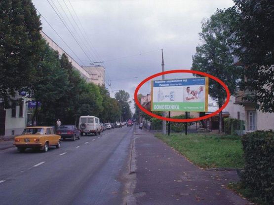 Фото рекламной плоскости по адресу Антоновича, 95