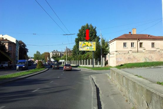 Фото рекламної площини за адресою Черновола пр. /  Детька ул., 200 м. до ТРЦ "Forum Lviv", из центра