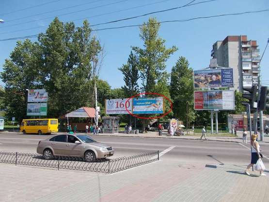 Фото рекламной плоскости по адресу Виговського (навпроти ТЦ Південний)  правий