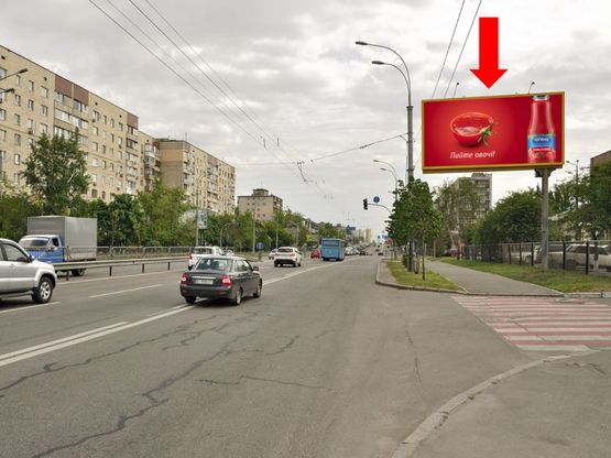 Фото рекламної площини за адресою Перова бул., 27, в сторону Освободителей пр.