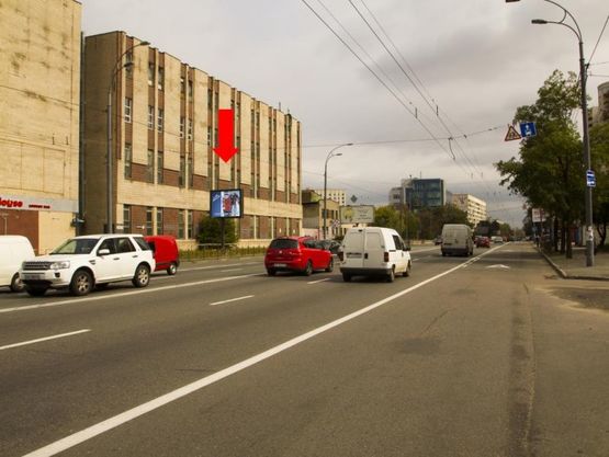 Фото рекламной плоскости по адресу Лобановского пр. (бывш. Краснозвездный пр.), 115, возле АЗС "Укрнафта", в сторону Демеевская пл. (бывш. Московская пл.)