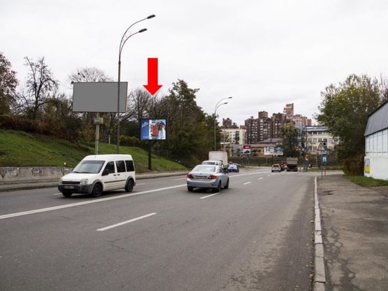 Фото рекламной плоскости по адресу Брожко ул. (бывш. Кировоградская ул.) / ул. Гринченко, в сторону ул. Гринченко