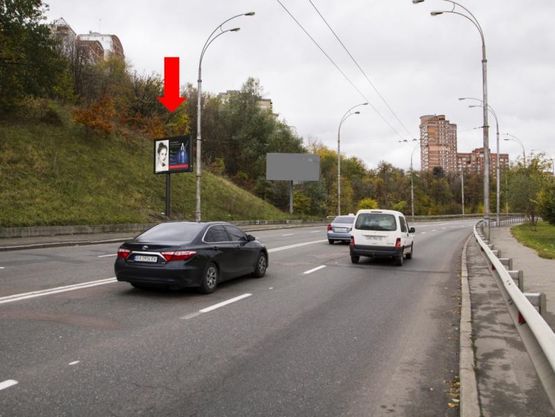 Фото рекламної площини за адресою Протасов Яр ул., 350 м. до ул. Соломенской