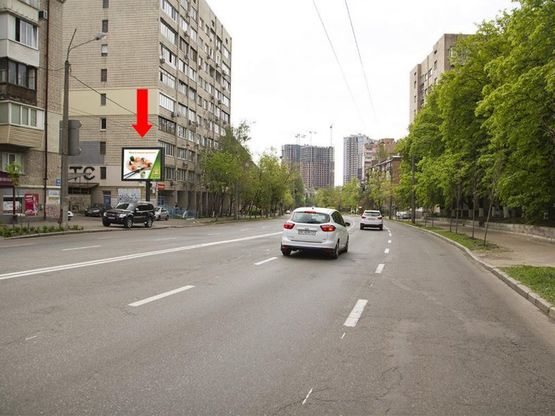 Фото рекламної площини за адресою Бойчука ул. (бывш. Киквидзе ул.), 23, из центра