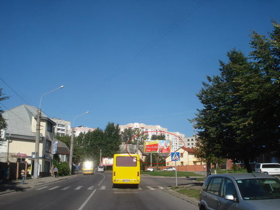 Фото рекламной плоскости по адресу Грінченка - вул. Гетьмана Мазепи (до вул. Грінченка) А